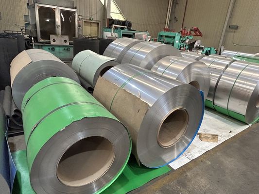 Duplex  Stainless Steel Coil Roll 180mm 301 2B Thin Gauge Lightweight