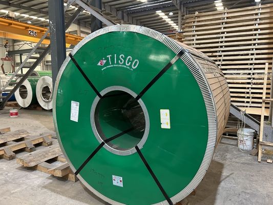 2B Mirror 180mm Stainless Steel 409l Coils Welding Polished For Sanitary