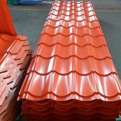Galvanized PPGI Sheet 4.0mm Color Coated  Corrosion Resistance Corrugated