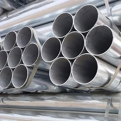 Beveled Galvanized Steel Products 165mm Galvanized Steel Gas Pipe Anti Corrosion