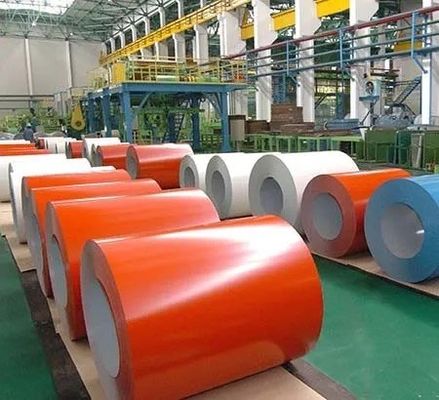 HDP DX51D PPGI Coil Aesthetic Appeal Construction Prepainted Galvanized