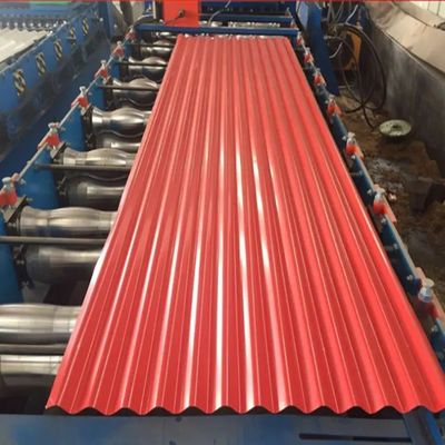 Galvanized PPGI Sheet 4.0mm Color Coated  Corrosion Resistance Corrugated