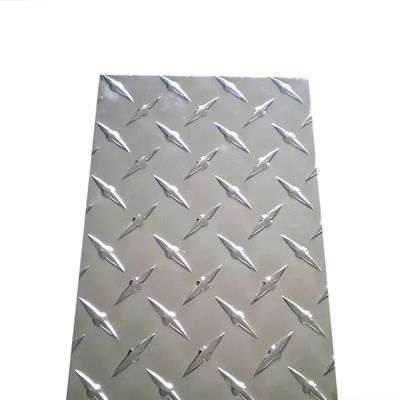 ASTM  Flat Aluminum Plate 80mm Alloy Embossed Brush For Aerospace